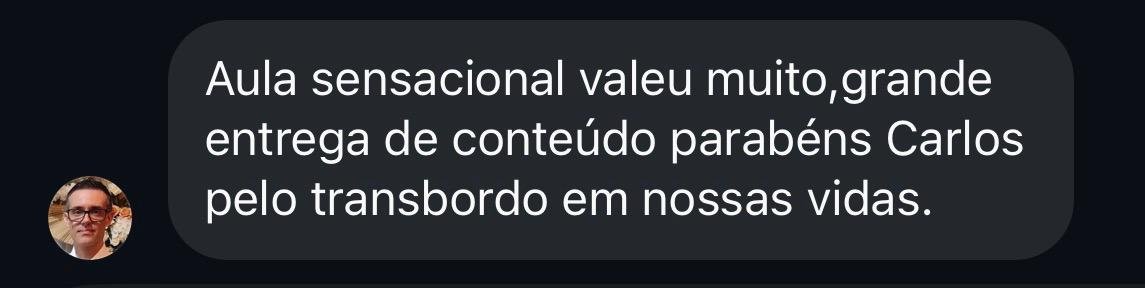 Depoimento de aluno