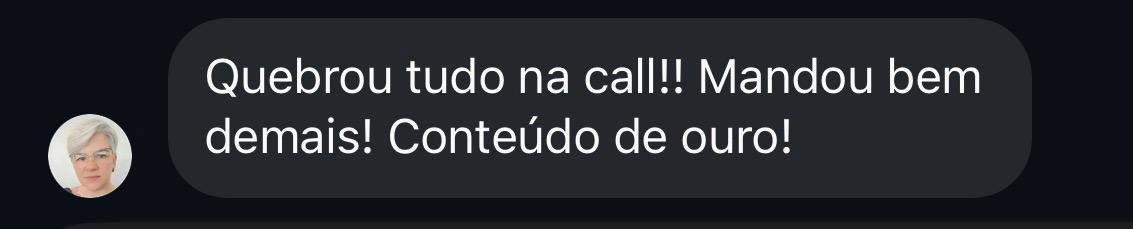 Depoimento de aluno